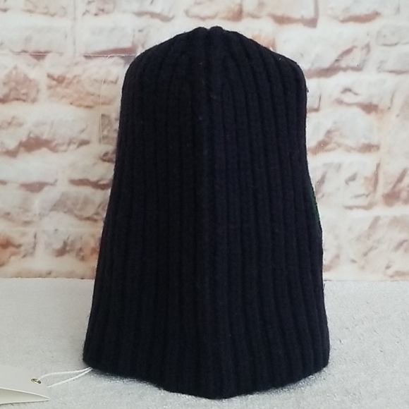 New Tory Burch Logo Merino Beanie - Picture 5 of 10